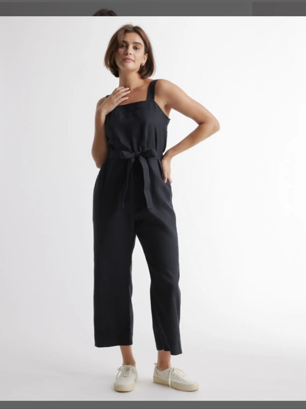 NWT QUINCE linen jumpsuit